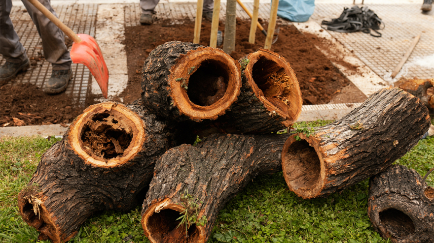 Αναβαθμίζεται το πράσινο στον άξονα της Τσιμισκή – Νέα δέντρα στη θέση των άρρωστων και επικίνδυνων φτελιών