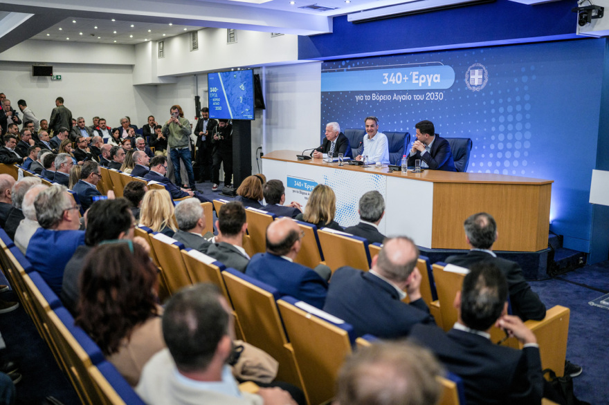 Eκλογές 2023 - Μητσοτάκης: 340 έργα και παρεμβάσεις ύψους €1 δισ. για το Βόρειο Αιγαίο του 2030