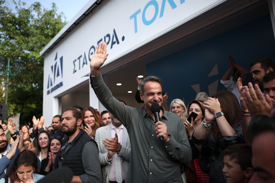 Εκλογές 2023 - Μητσοτάκης: Την άλλη Κυριακή θα γιορτάσουμε νίκη της ΝΔ και νίκη του Ολυμπιακού στο Final Four