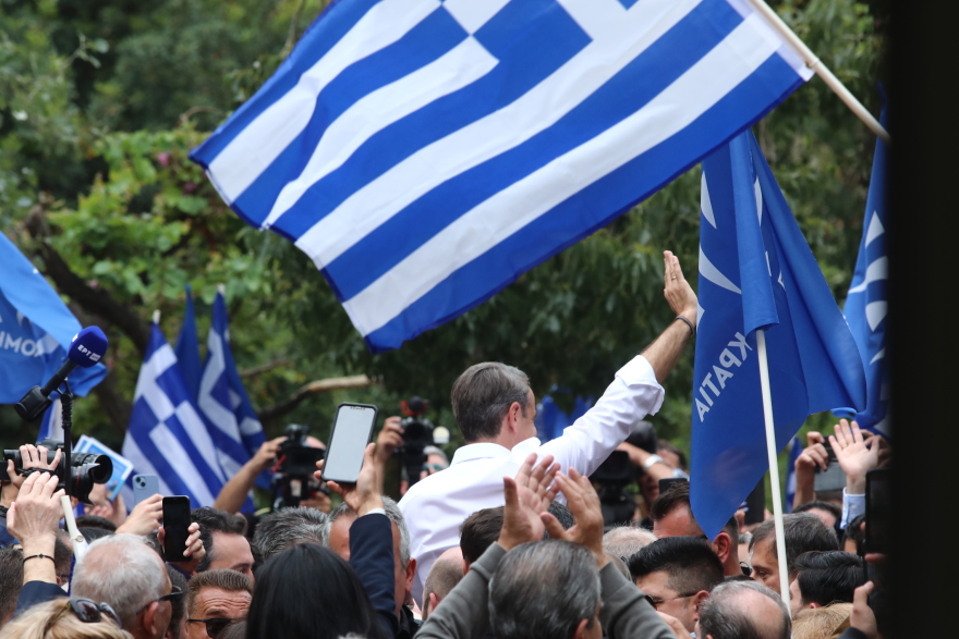 Μητσοτάκης από Ζωγράφου: «Το δίλημμα των εκλογών είναι κυβέρνηση ΝΔ με Μητσοτάκη ή κυβέρνηση ΣΥΡΙΖΑ με Τσίπρα», λέει ο πρωθυπουργός