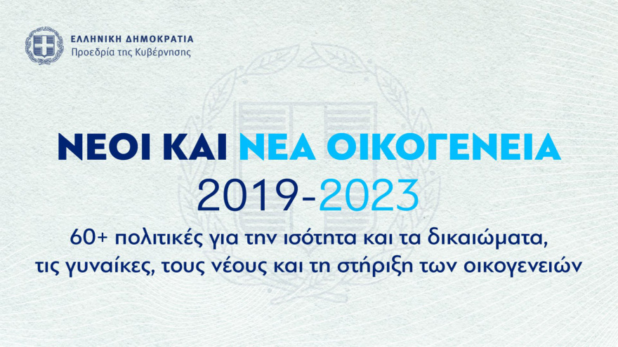 Σκέρτσος: Οι 60+ πολιτικές της κυβέρνησης για ισότητα, γυναίκες, νέους και οικογένειες