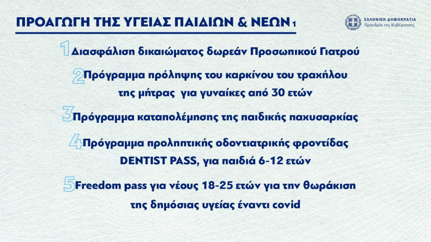 Σκέρτσος: Οι 60+ πολιτικές της κυβέρνησης για ισότητα, γυναίκες, νέους και οικογένειες