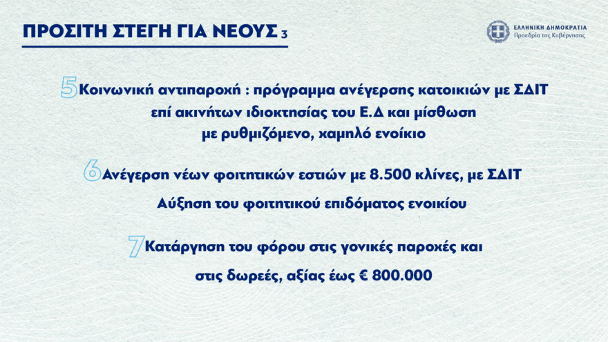 Σκέρτσος: Οι 60+ πολιτικές της κυβέρνησης για ισότητα, γυναίκες, νέους και οικογένειες
