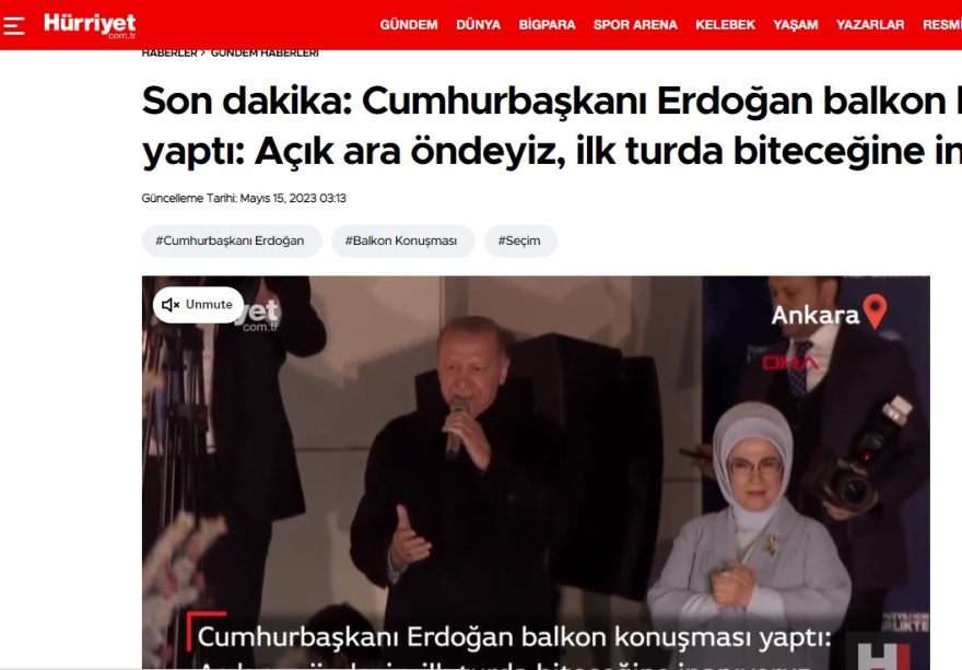 Εκλογές στην Τουρκία: Τι γράφει ο τουρκικός Τύπος - Από το «Η Τουρκία είπε Ερντογάν» στο «Η μάχη δεν τελείωσε» 