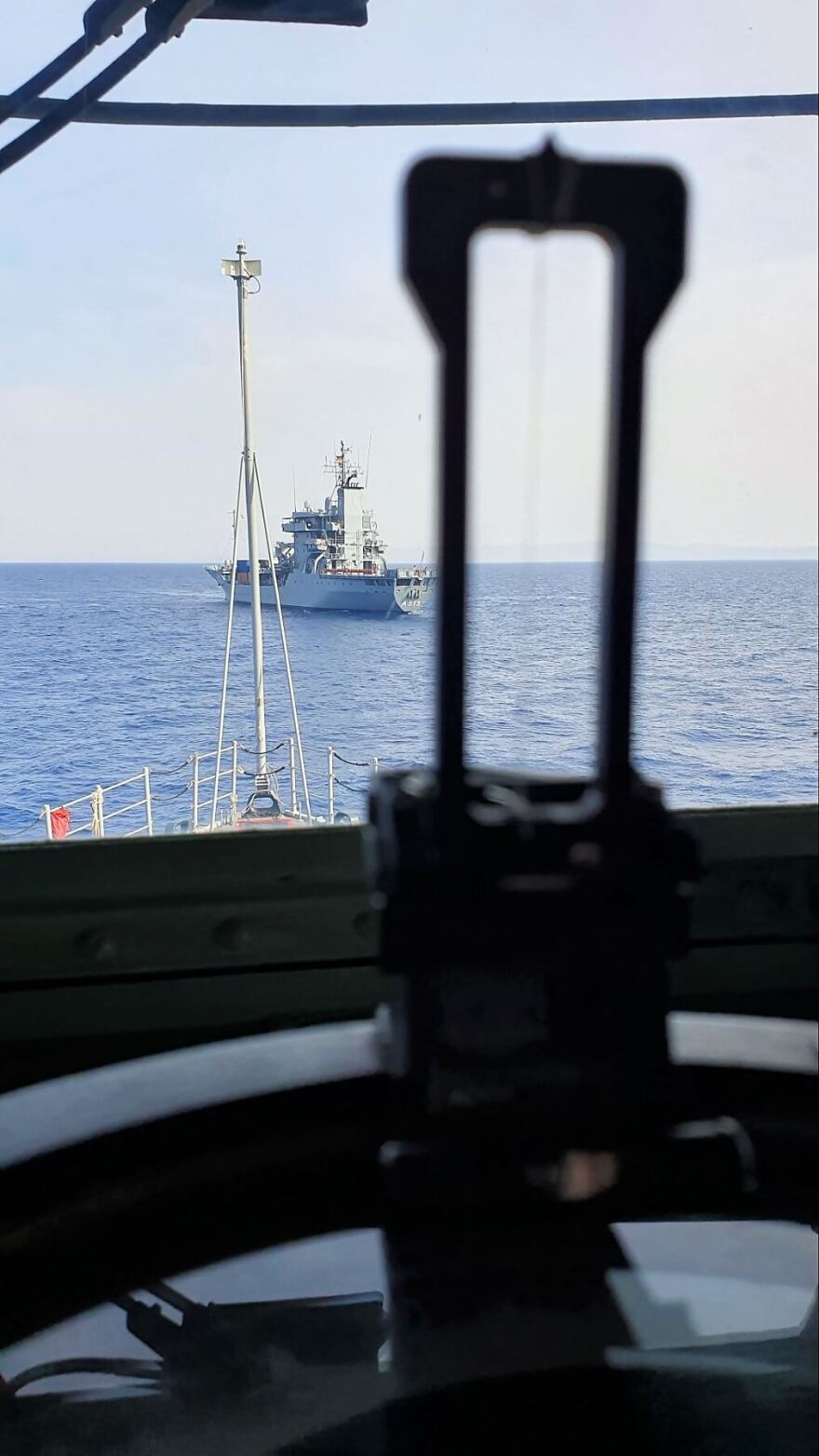 Συνεκπαίδευση ναρκοθηρευτικού του Πολεμικού Ναυτικού με γερμανικό πλοίο σε Λέσβο-Χίο - Φωτογραφίες