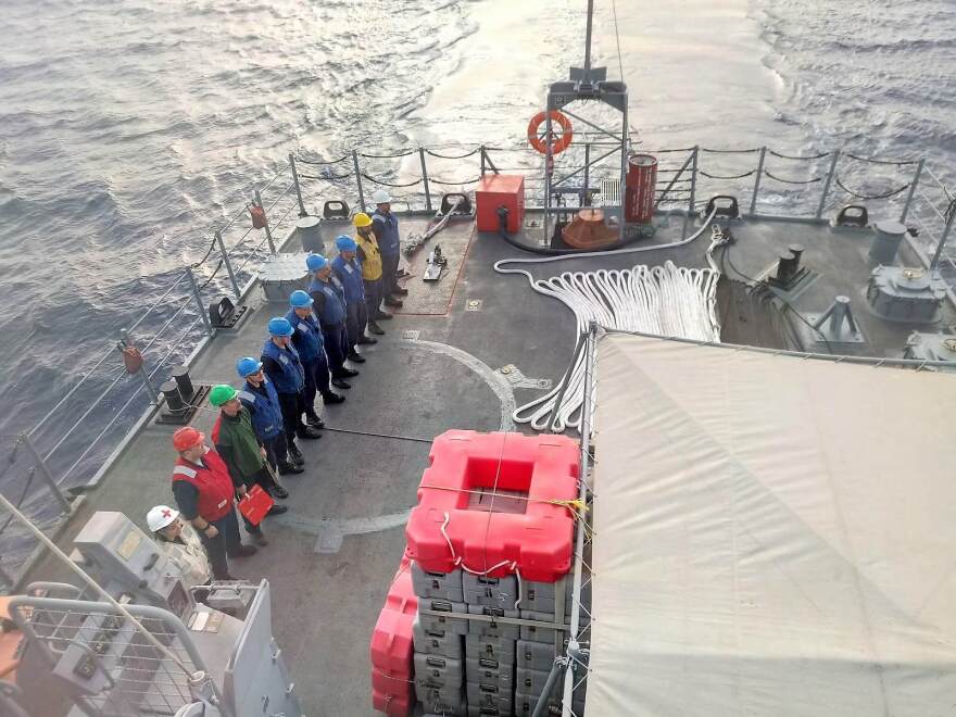 Συνεκπαίδευση ναρκοθηρευτικού του Πολεμικού Ναυτικού με γερμανικό πλοίο σε Λέσβο-Χίο - Φωτογραφίες