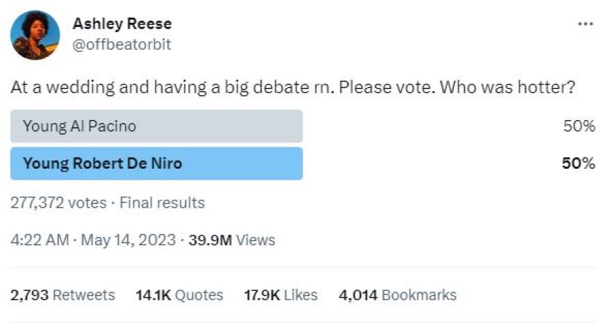 Ρόμπερτ Ντε Νίρο - Αλ Πατσίνο: Viral το γκάλοπ στο Twitter για τους δύο ηθοποιούς - Ποιος ήταν πιο γοητευτικός στα νιάτα του