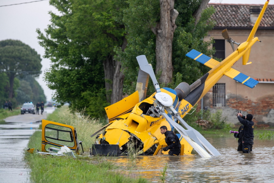 Ιταλία: Τέσσερις άνθρωποι τραυματίστηκαν μετά από πτώση ελικοπτέρου