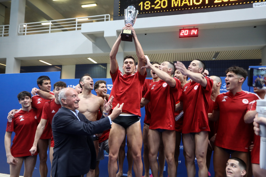  Ολυμπιακός: Πρωταθλητής Ελλάδας για 64η φορά στην κολύμβηση - Δείτε βίντεο και φωτογραφίες 