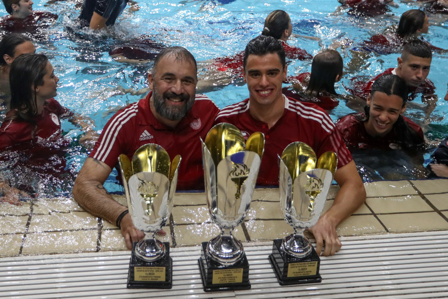  Ολυμπιακός: Πρωταθλητής Ελλάδας για 64η φορά στην κολύμβηση - Δείτε βίντεο και φωτογραφίες 