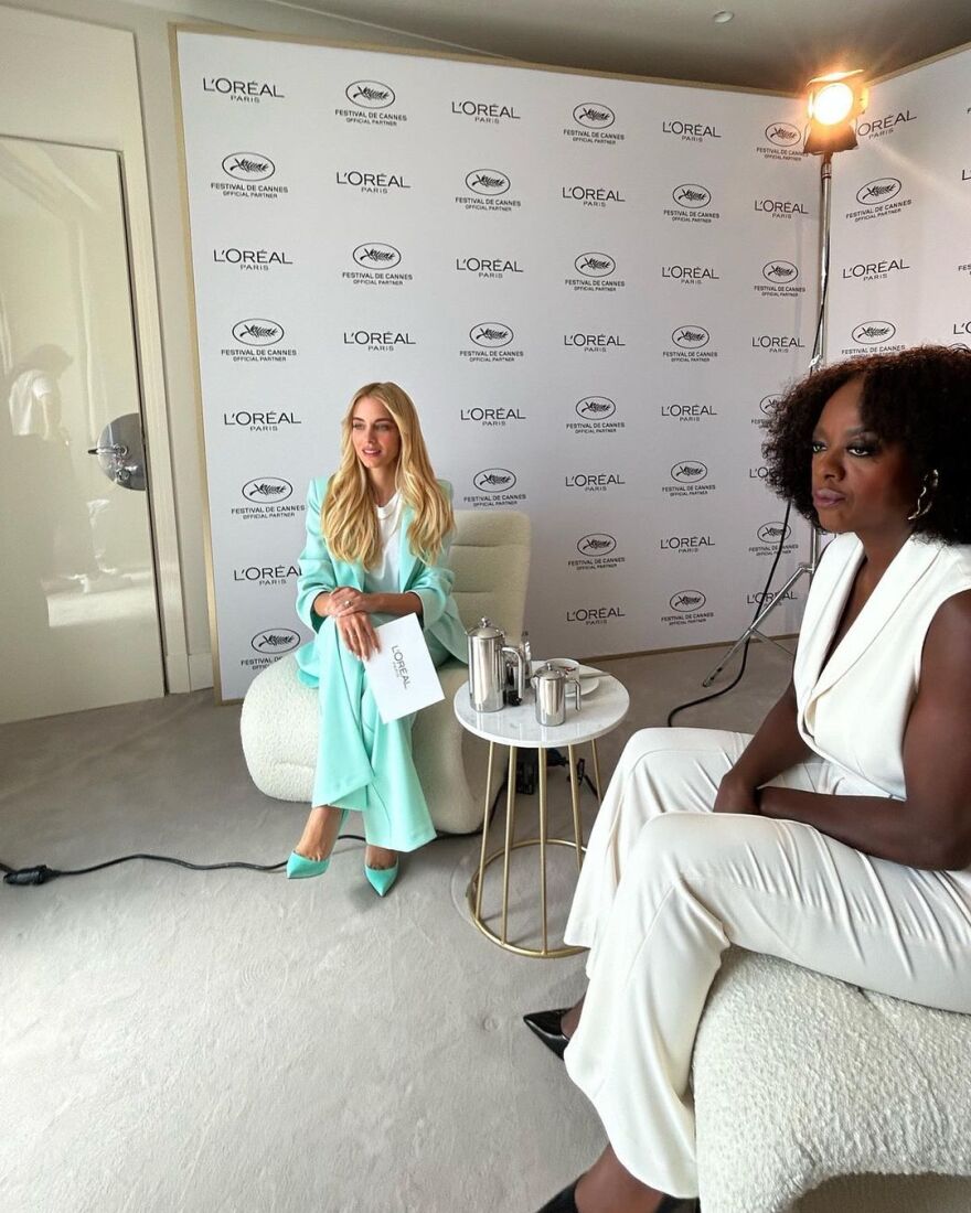 Δούκισσα Νομικού: Συνάντησε τη Βαϊόλα Ντέιβις στις Κάννες – Δείτε τις φωτογραφίες