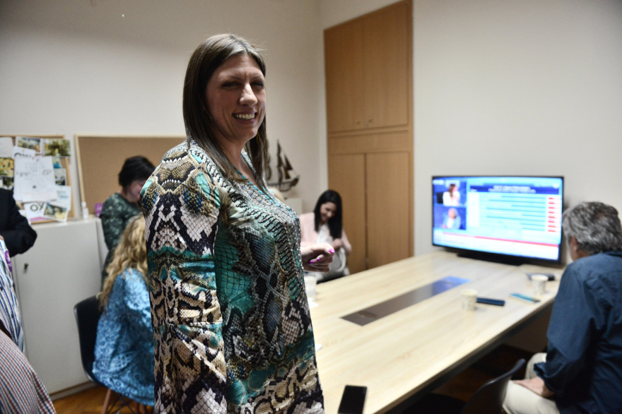 Εκλογές 2023 - Πλεύση Ελευθερίας: Πανηγυρισμοί στο «στρατόπεδο» της Ζωής Κωνσταντοπούλου