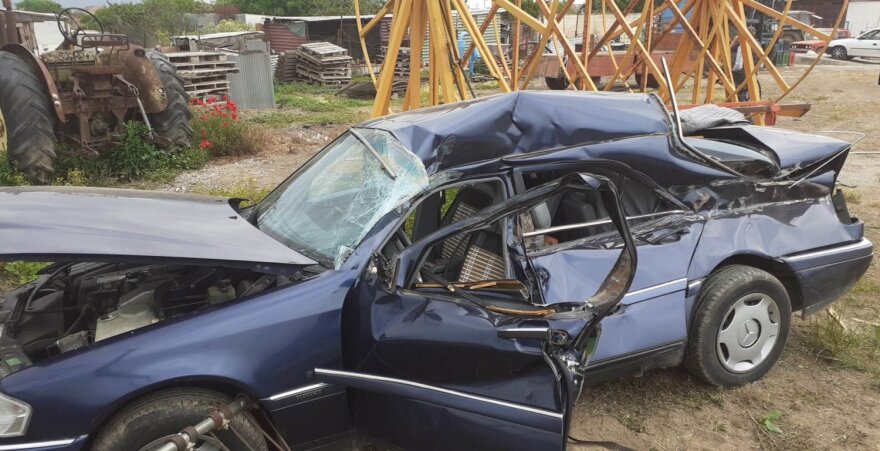 Θανατηφόρο τροχαίο στη Λάρισα - Νεκρός ο οδηγός, τραυματίστηκε η σύζυγός του