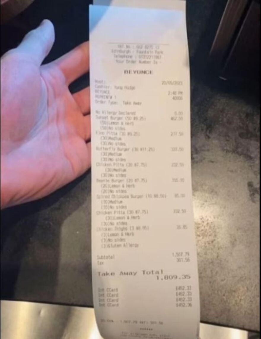 Μπιγιονσέ: Παρήγγειλε φαγητό 2.000 ευρώ για να κεράσει την ομάδα της