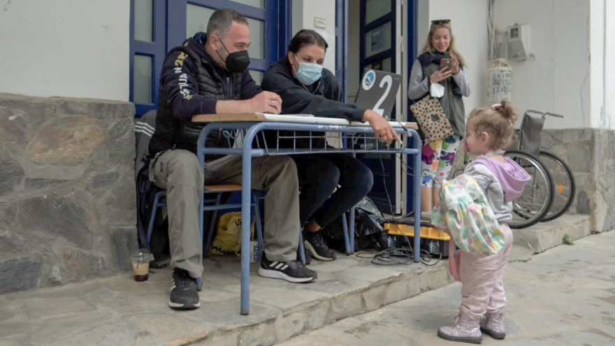 Μια συνάντηση γεμάτη χαμόγελα και παιδικό ενθουσιασμό, στους Φούρνους Ικαρίας 
