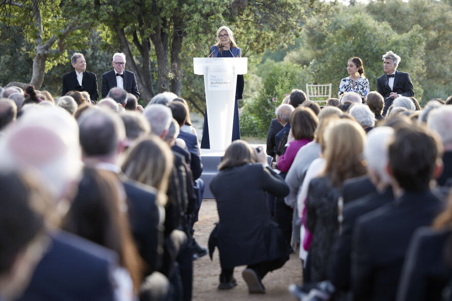 Στην απονομή του βραβείου αρχιτεκτονικής Pritzker ο Κυριάκος Μητσοτάκης και η Μαρέβα Γκραμπόφσκι - Δείτε φωτογραφίες