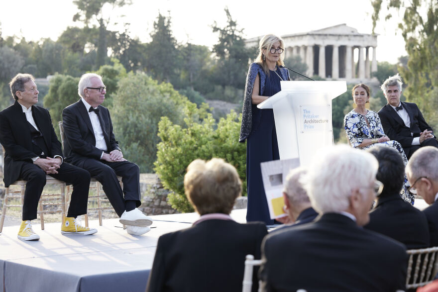 Στην απονομή του βραβείου αρχιτεκτονικής Pritzker ο Κυριάκος Μητσοτάκης και η Μαρέβα Γκραμπόφσκι - Δείτε φωτογραφίες