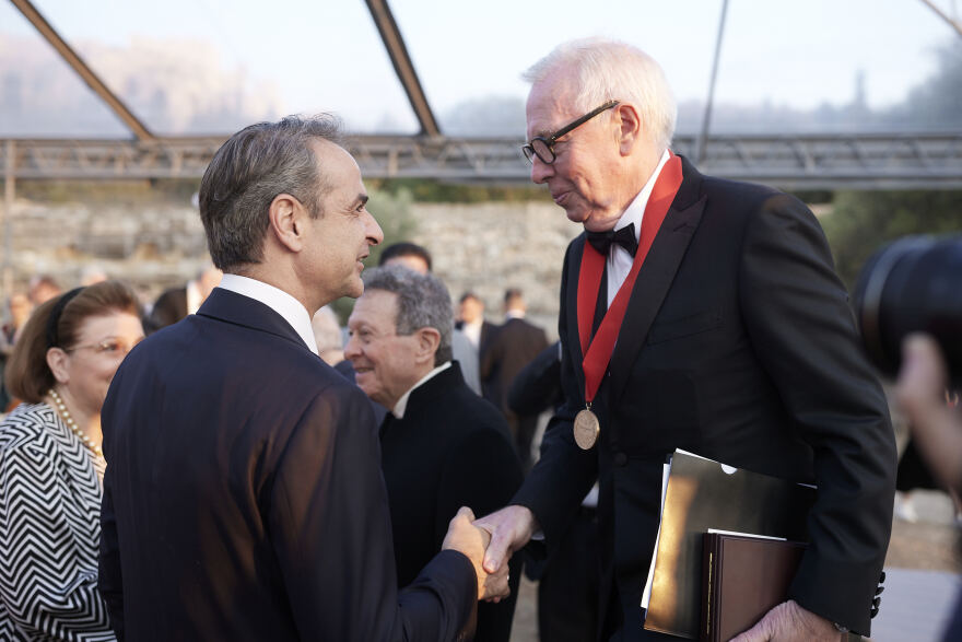 Στην απονομή του βραβείου αρχιτεκτονικής Pritzker ο Κυριάκος Μητσοτάκης και η Μαρέβα Γκραμπόφσκι - Δείτε φωτογραφίες