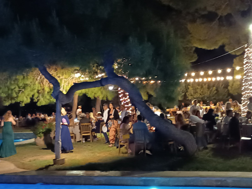 Γάμος Μουζουράκη - Κόζαρη: Το γλέντι μετά το μυστήριο - Δείτε βίντεο και φωτογραφίες