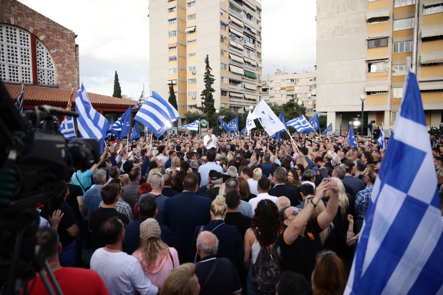 Εκλογές 2023 - Μητσοτάκης από Περιστέρι: Στηρίξαμε την κοινωνία και μας επιβράβευσε - Άδεια η κάλπη στις 25 Ιουνίου