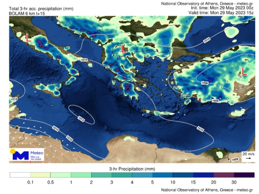Καιρός: Επιμένει η αστάθεια με ισχυρά φαινόμενα σε Δυτική Στερεά και Πελοπόννησο - Πρόσκαιρες μπόρες και στην Αττική