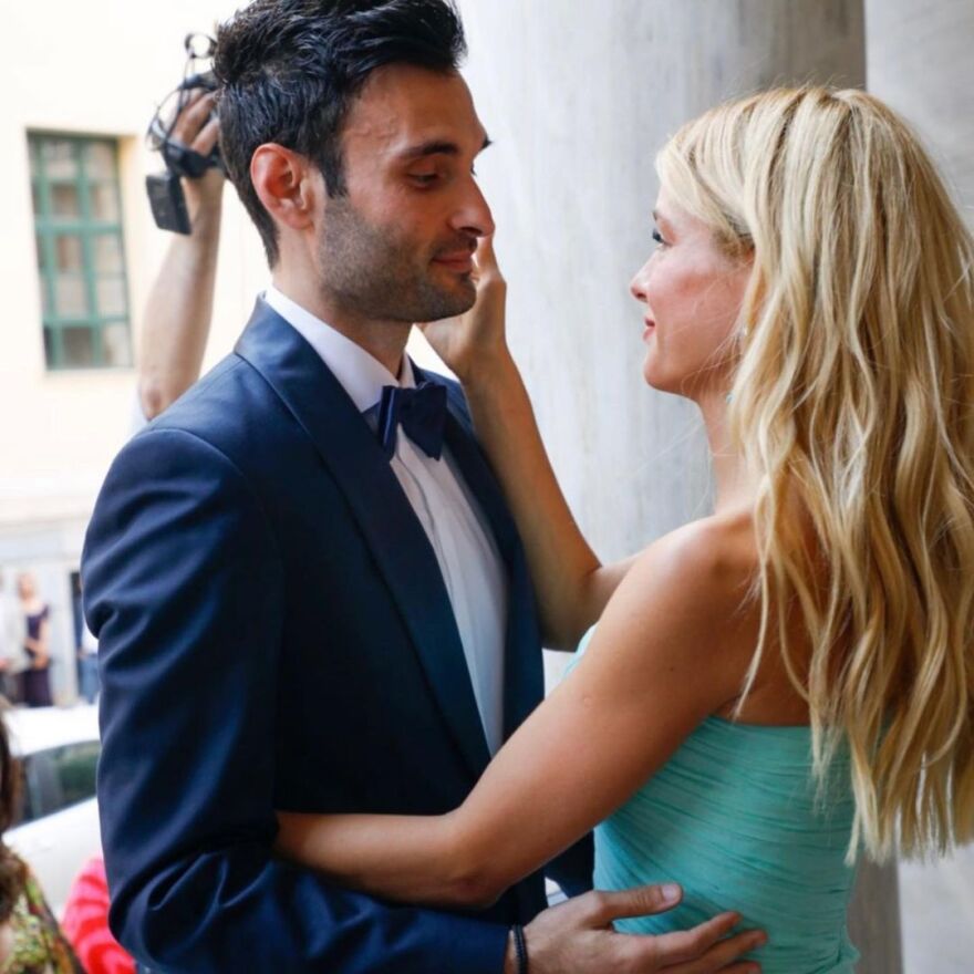 Δούκισσα Νομικού: Οι φωτογραφίες της από τον γάμο του αδερφού της, Νικήτα, με την Άννα Πρέλεβιτς