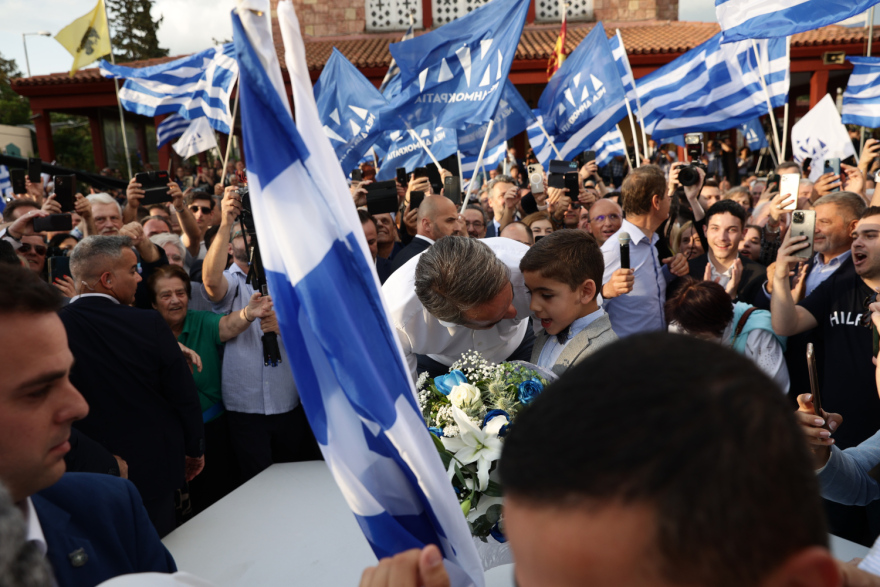 Εκλογές 2023 - Μητσοτάκης από Περιστέρι: Στηρίξαμε την κοινωνία και μας επιβράβευσε - Άδεια η κάλπη στις 25 Ιουνίου