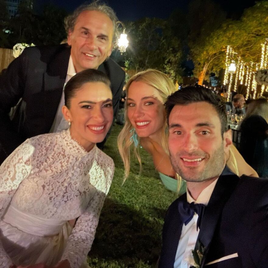 Δούκισσα Νομικού: Οι φωτογραφίες της από τον γάμο του αδερφού της, Νικήτα, με την Άννα Πρέλεβιτς