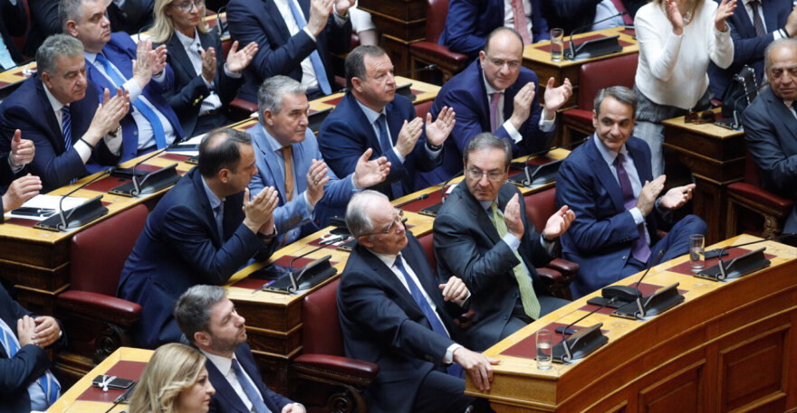 Εκλογές 2023 -  Επανεξελέγη πρόεδρος της Βουλής με 270 ψήφους ο Τασούλας 