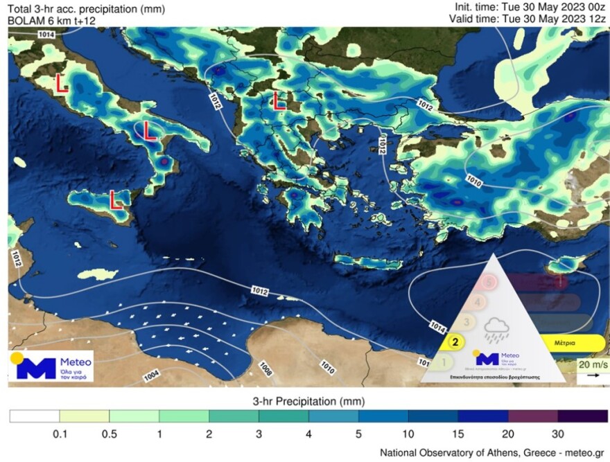Διακοπές ρεύματος σε περιοχές της Αθήνας λόγω κακοκαιρίας