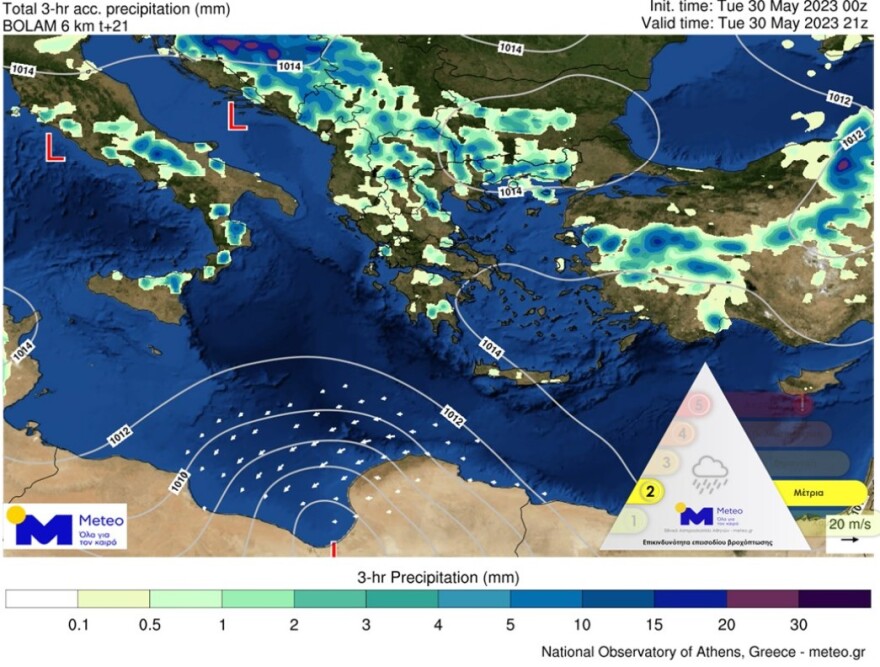 Διακοπές ρεύματος σε περιοχές της Αθήνας λόγω κακοκαιρίας