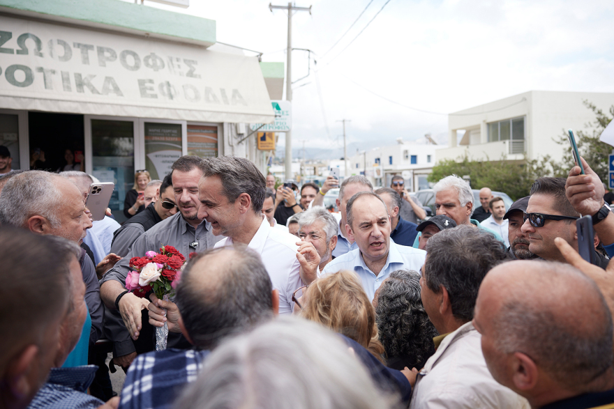Μητσοτάκης από Σητεία: Η χώρα χρειάζεται πάνω από όλα σταθερή κυβέρνηση