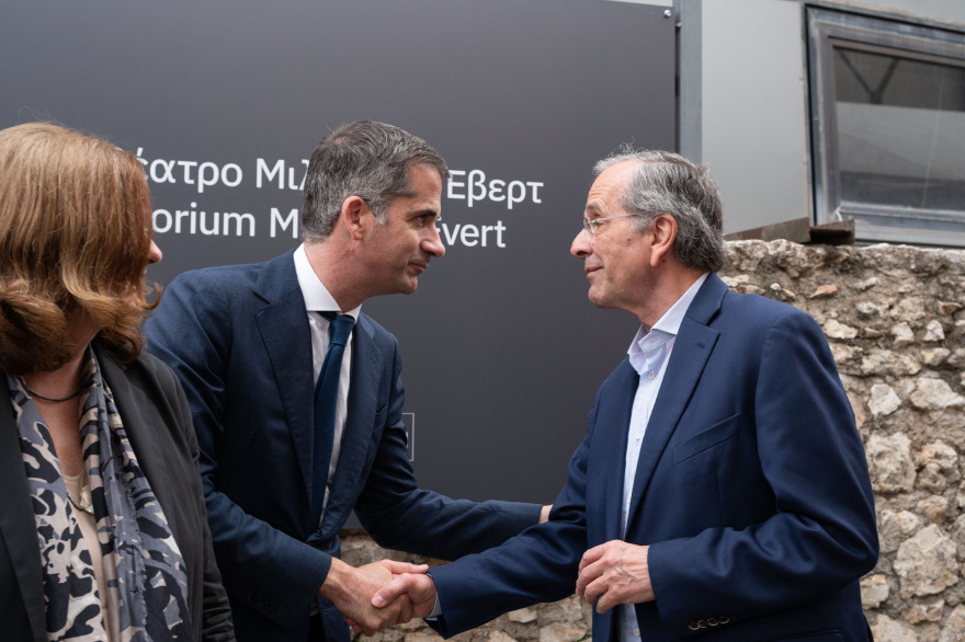 Ο Δήμος Αθηναίων τίμησε τον Μιλτιάδη Έβερτ δίνοντας το όνομά του στο Αμφιθέατρο της Τεχνόπολης