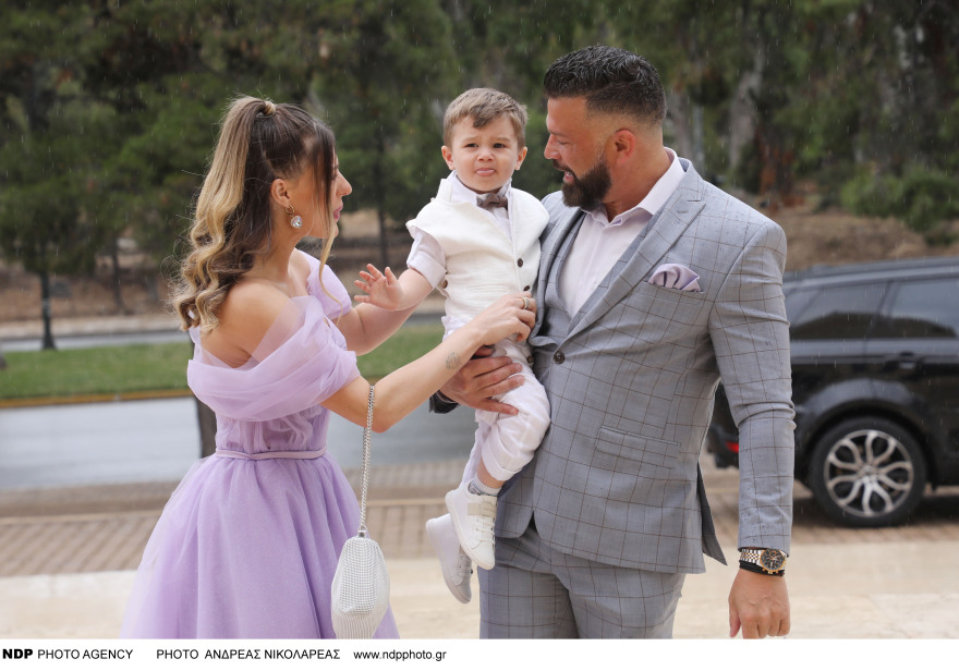 Κώστας Σόμμερ - Βαλεντίνη Παπαδάκη: Βαφτίζουν την κόρη τους - Δείτε φωτογραφίες