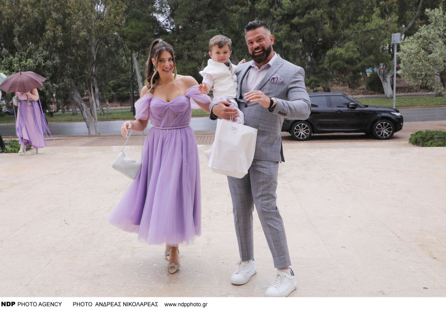 Κώστας Σόμμερ - Βαλεντίνη Παπαδάκη: Βαφτίζουν την κόρη τους - Δείτε φωτογραφίες