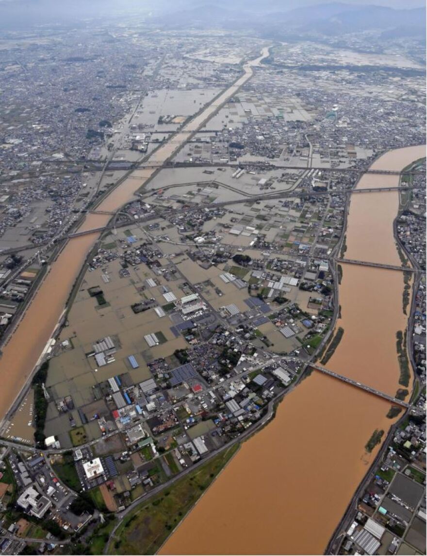 Ιαπωνία: Ένας νεκρός και δύο αγνοούμενοι από τις καταρρακτώδεις βροχές