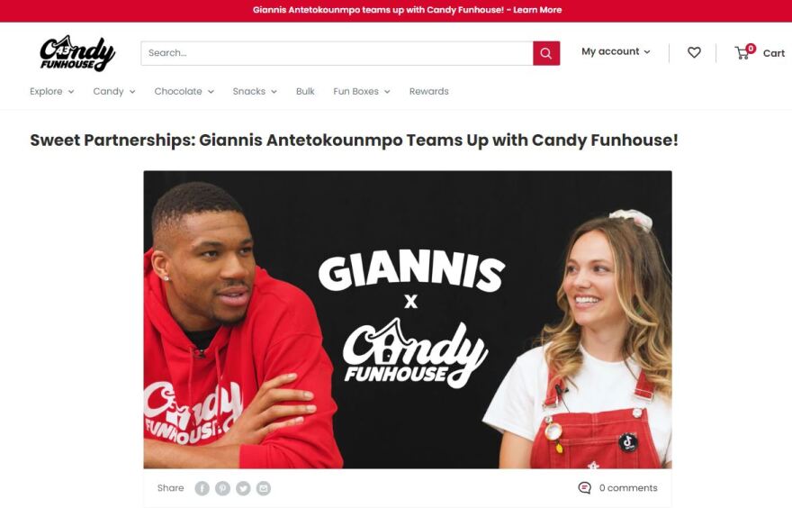 Γιάννης Αντετοκούνμπο: Νέα επένδυση σε εταιρεία online πωλησης γλυκών - Δείτε βίντεο