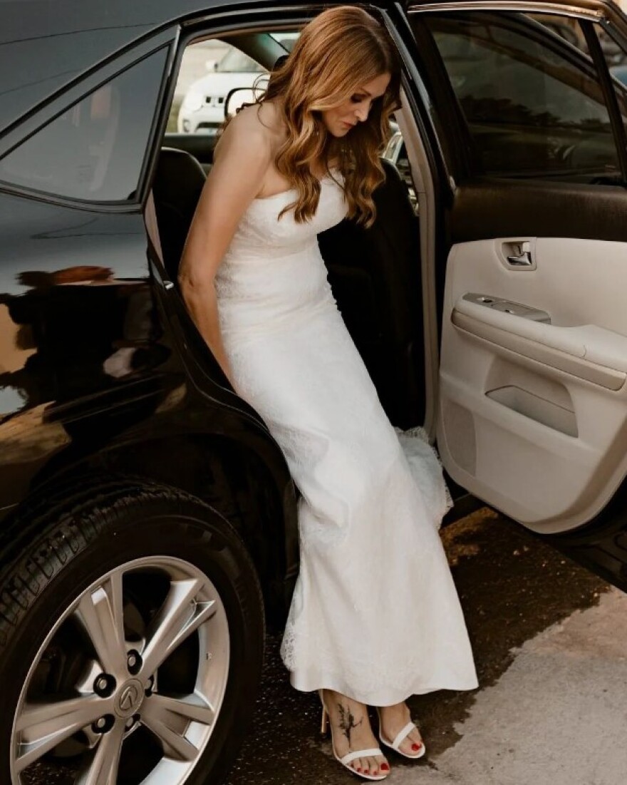 Ελίνα Κέφη: Φωτογραφίες από τον γάμο της με τον Πάνο Μιχαλόπουλο