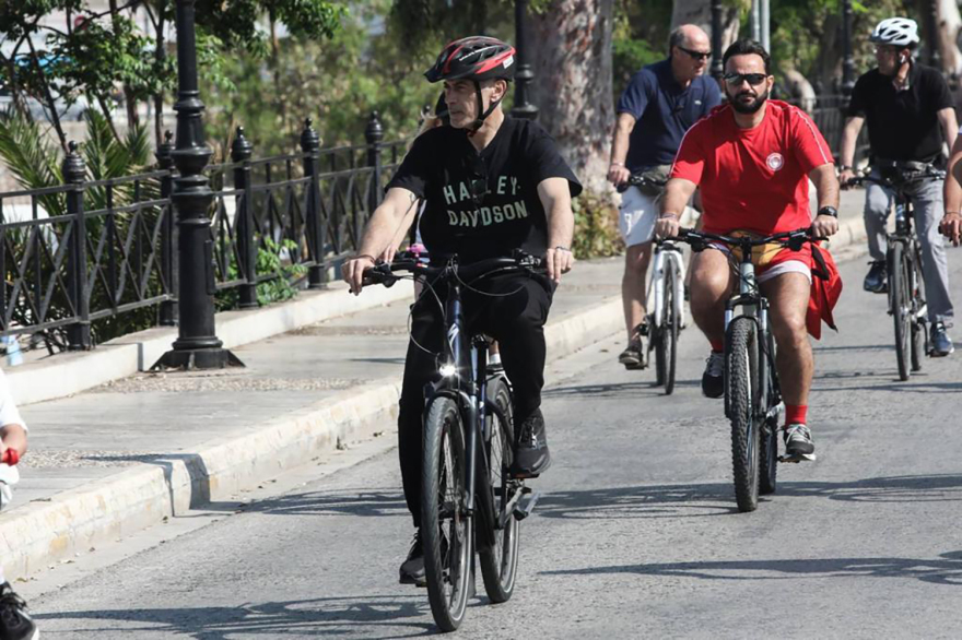 Ποδηλατοβόλτα με θέα τη θάλασσα διοργάνωσε ο Δήμος Πειραιά