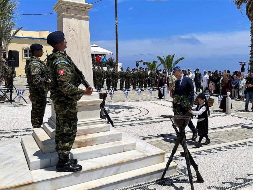 Στην Κάσο ο Αλκιβιάδης Στεφανής: Οι Ένοπλες Δυνάμεις είναι πάντα κοντά στις ακριτικές περιοχές