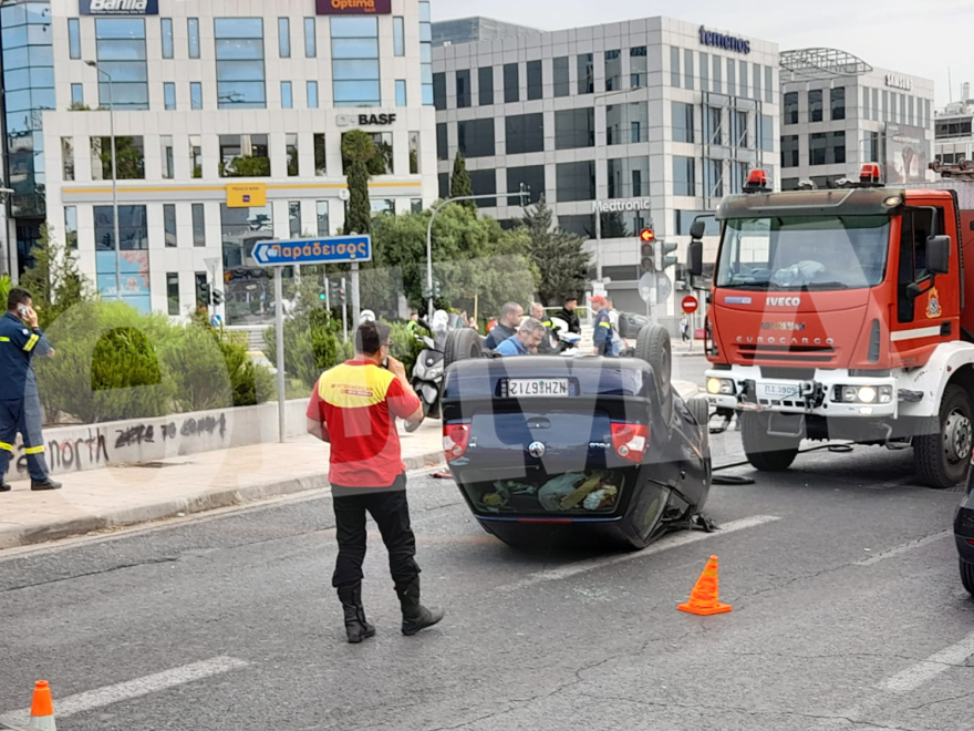 Χριστίνα Σούζη: Βίντεο από το σοβαρό τροχαίο της μετεωρολόγου - Η στιγμή που το αυτοκίνητο ανατρέπεται 