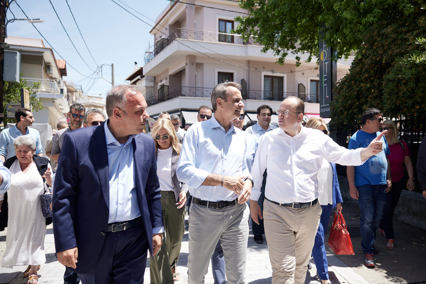 Εκλογές 2023 - Μητσοτάκης από Θάσο: Είμαστε οι μόνοι που μπορούμε να εγγυηθούμε σταθερή ανάπτυξη και μείωση φόρων