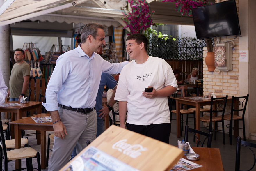 Εκλογές 2023 - Μητσοτάκης από Θάσο: Είμαστε οι μόνοι που μπορούμε να εγγυηθούμε σταθερή ανάπτυξη και μείωση φόρων