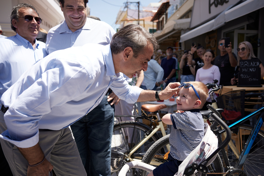 Εκλογές 2023 - Μητσοτάκης από Θάσο: Είμαστε οι μόνοι που μπορούμε να εγγυηθούμε σταθερή ανάπτυξη και μείωση φόρων