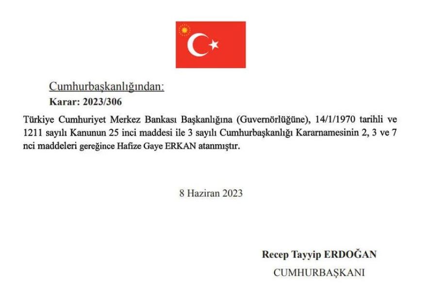 Ποια είναι η Χαφιζέ Γκαγέ Ερκάν που ανέλαβε κεντρική τραπεζίτης της Τουρκίας