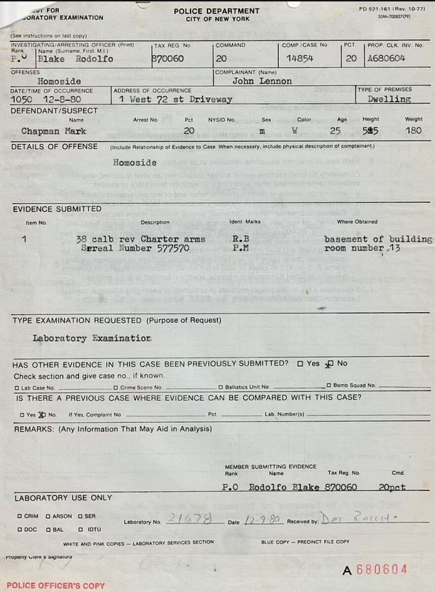 Τζον Λένον: Στο φως νέα στοιχεία για τη δολοφονία του - Ήταν δύο οι δράστες;