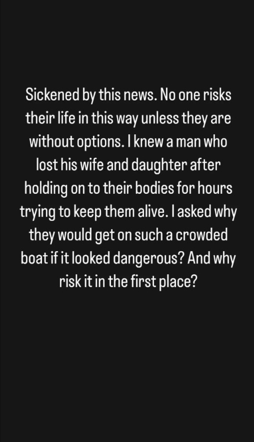 Αντζελίνα Τζολί για το ναυάγιο στην Πύλο: «Νιώθω αηδιασμένη από τα νέα»