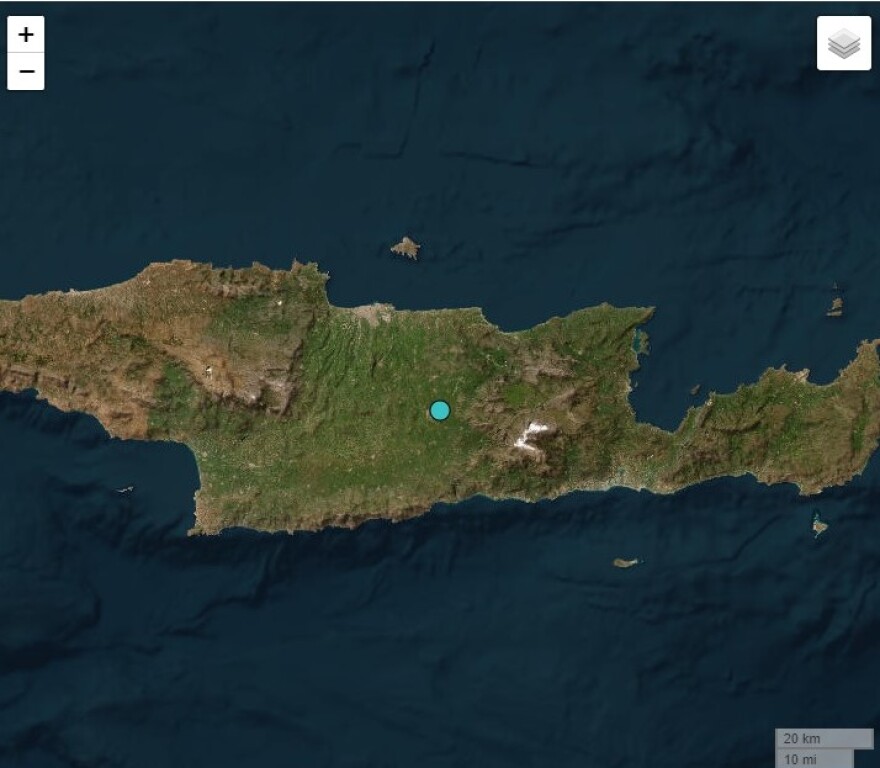 Κρήτη: Σεισμός 3,5 Ρίχτερ στο Αρκαλοχώρι – Αισθητός και στο Ηράκλειο