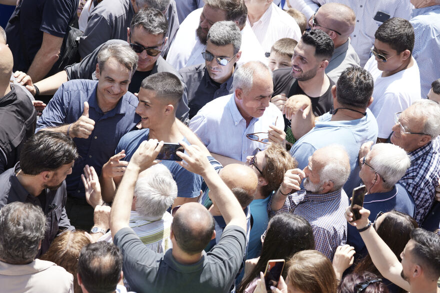 Εκλογές 2023 - Μητσοτάκης: Δέσμευσή μας ο μέσος μισθός στα 1.500 ευρώ, θα μειώσουμε και άλλους φόρους