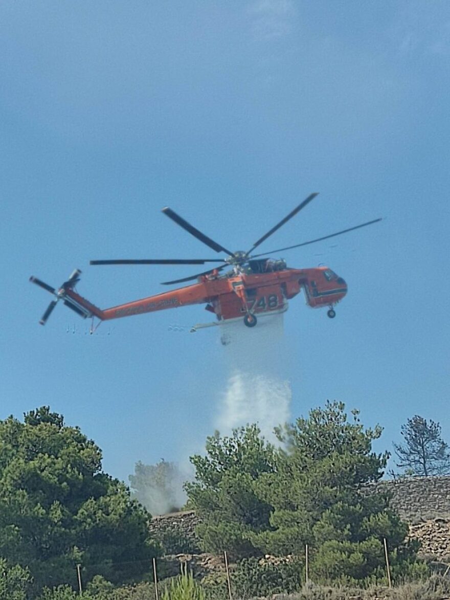 Έρευνες για εμπρησμό σε φωτιά που ξέσπασε νωρίτερα στο Άνω Θορικό Λαυρίου